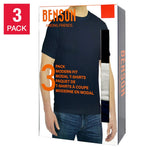 Benson Men's Modal Crew Neck T-Shirt, 3-pack
