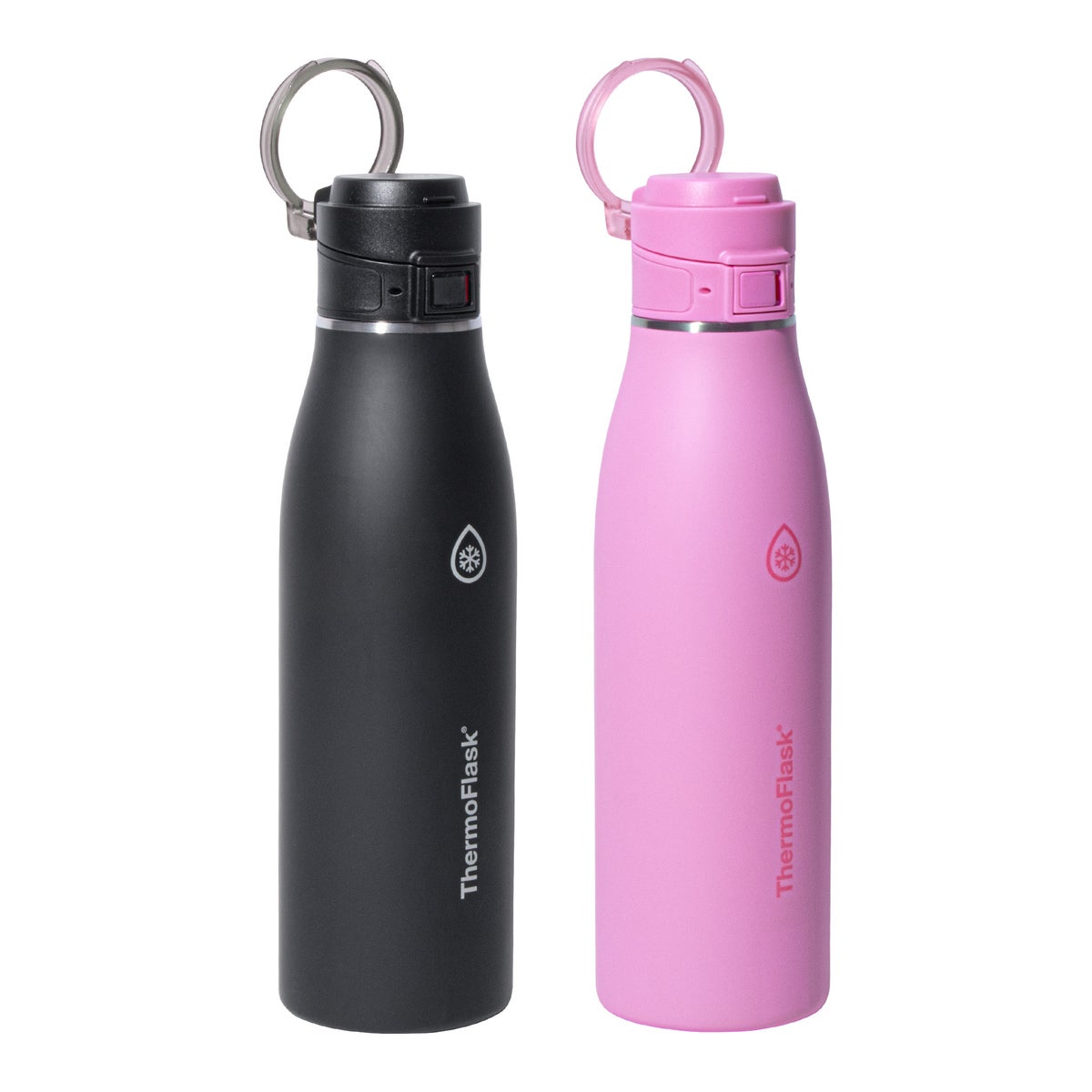 Thermoflask 740 mL (25 oz) Stainless Steel Bottle, 2-pack