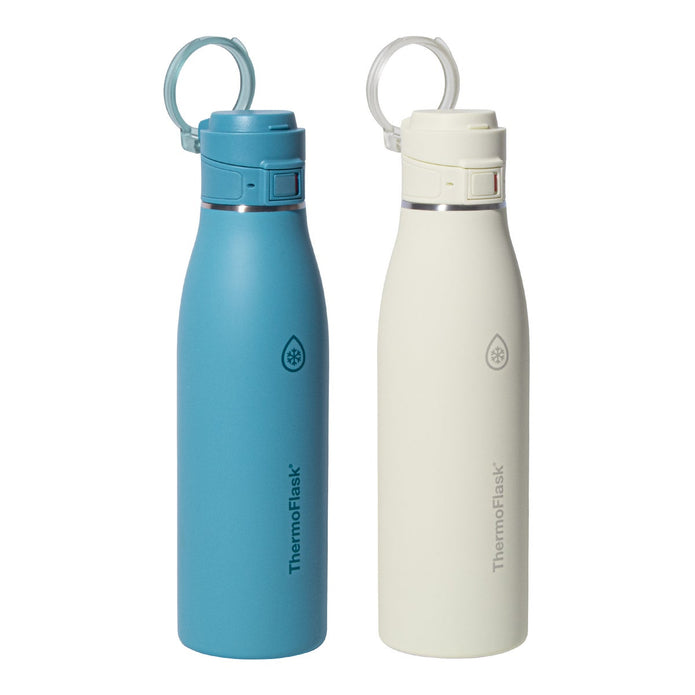 Thermoflask 740 mL (25 oz) Stainless Steel Bottle, 2-pack