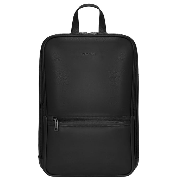 Champs Onyx Collection Classic Leather Backpack, 15 L