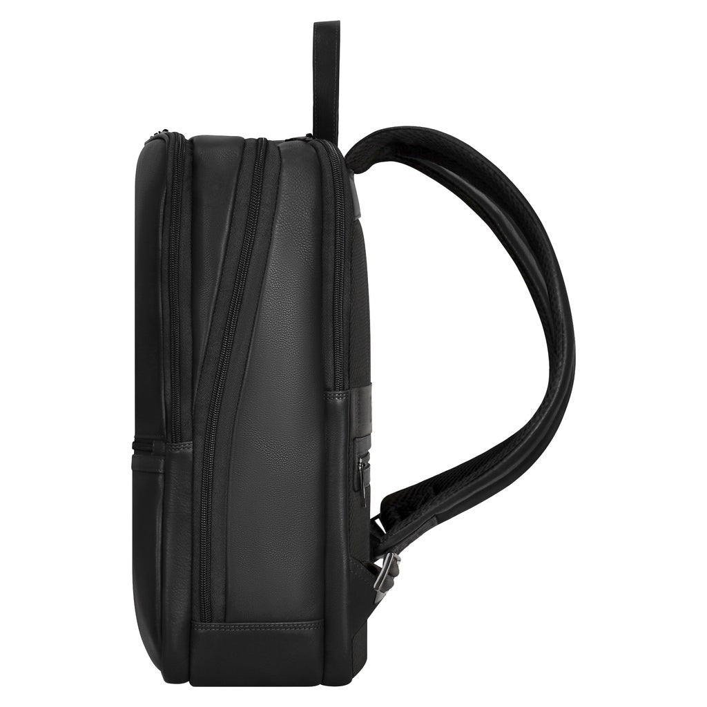 Champs Onyx Collection Classic Leather Backpack, 15 L