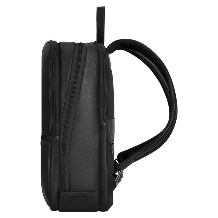 Champs Onyx Collection Classic Leather Backpack, 15 L