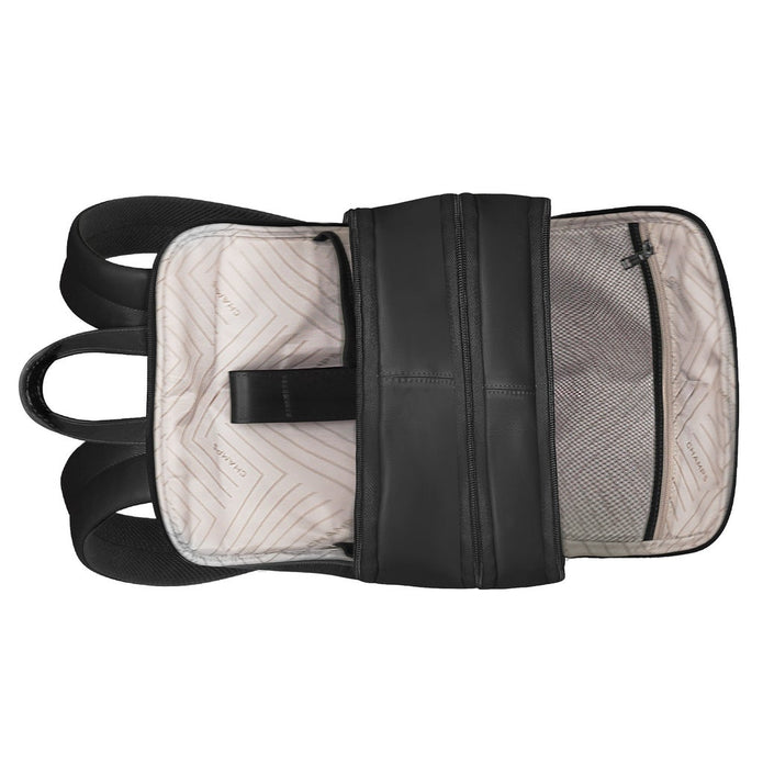 Champs Onyx Collection Classic Leather Backpack, 15 L