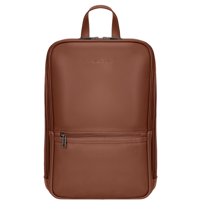 Champs Onyx Collection Classic Leather Backpack, 15 L