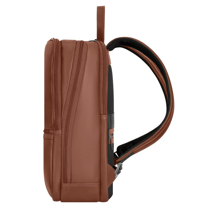 Champs Onyx Collection Classic Leather Backpack, 15 L