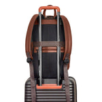 Champs Onyx Collection Classic Leather Backpack, 15 L