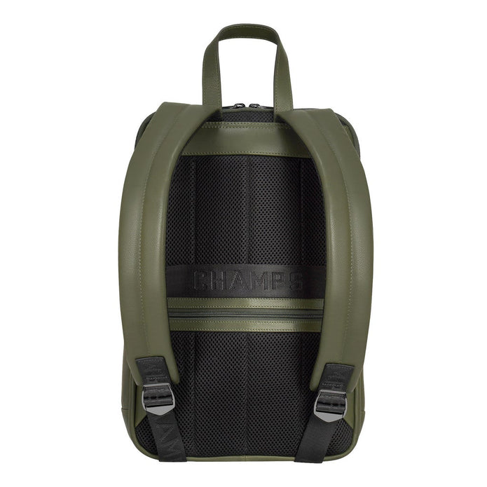Champs Onyx Collection Classic Leather Backpack, 15 L