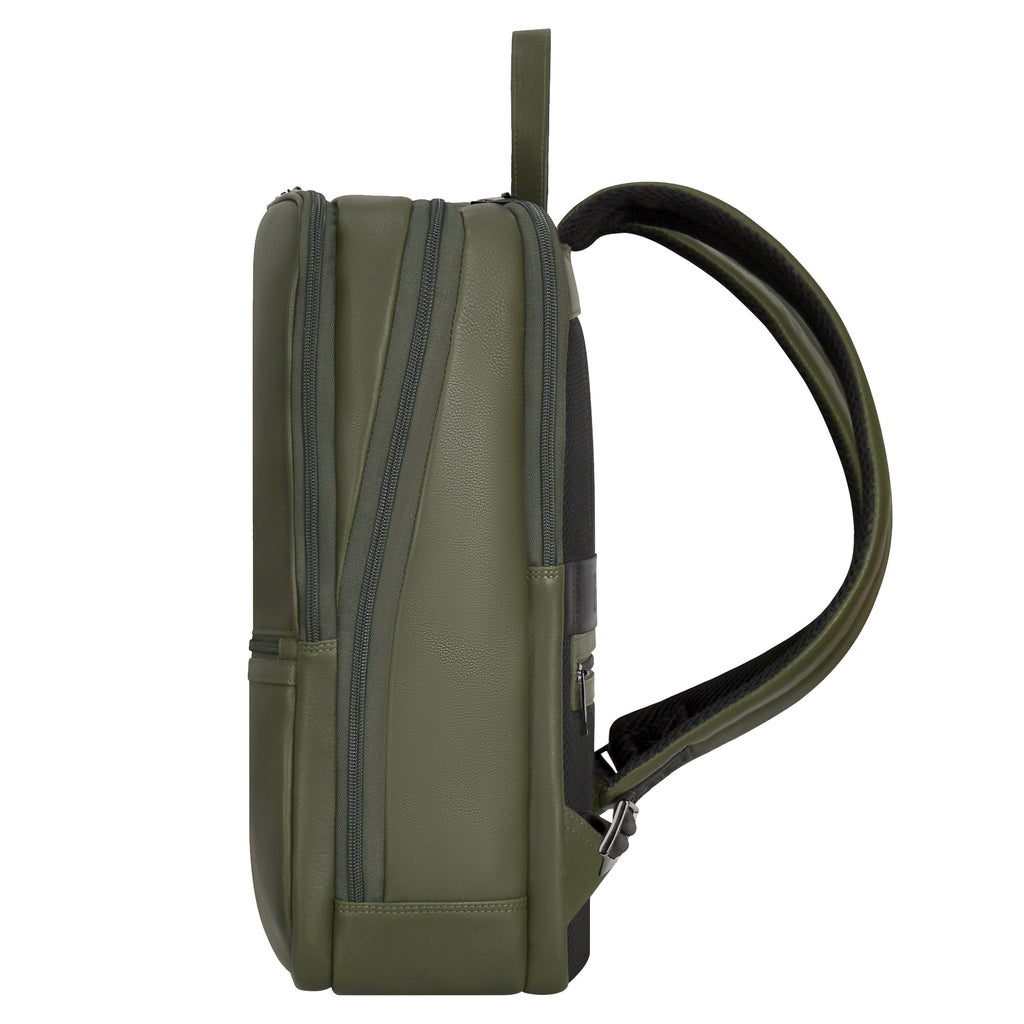 Champs Onyx Collection Classic Leather Backpack, 15 L