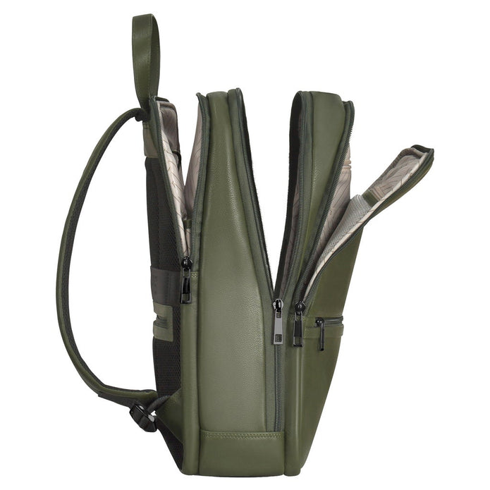 Champs Onyx Collection Classic Leather Backpack, 15 L