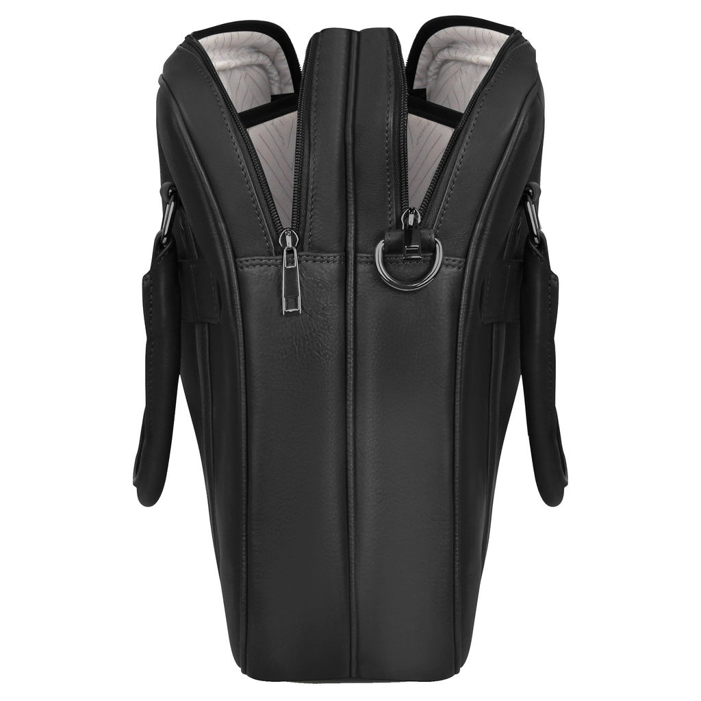 Champs Onyx Collection Leather Briefcase 12 L