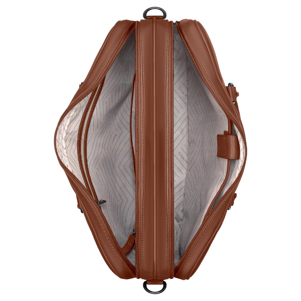 Champs Onyx Collection Leather Briefcase 12 L
