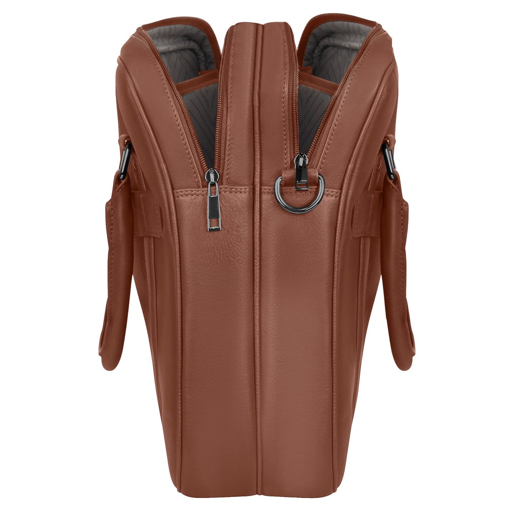 Champs Onyx Collection Leather Briefcase 12 L