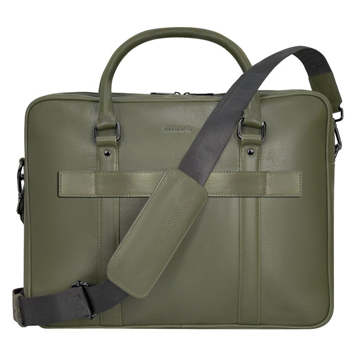 Champs Onyx Collection Leather Briefcase 12 L