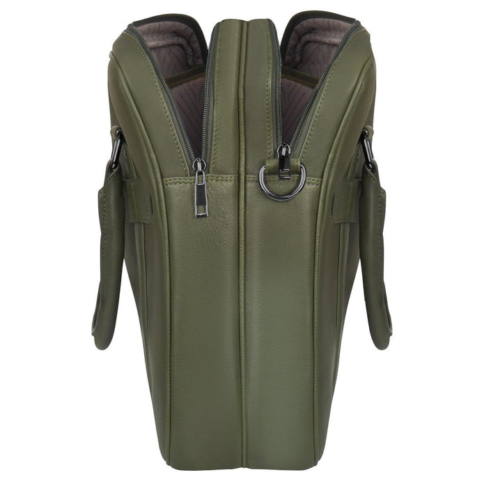 Champs Onyx Collection Leather Briefcase 12 L