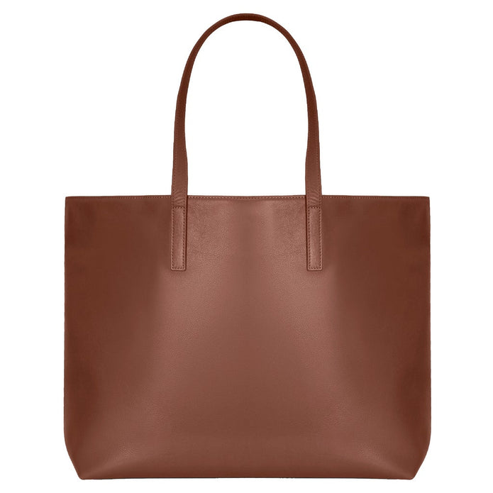 Champs Onyx Collection Leather Business Tote, 22 L