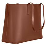 Champs Onyx Collection Leather Business Tote, 22 L