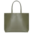 Champs Onyx Collection Leather Business Tote, 22 L - Green