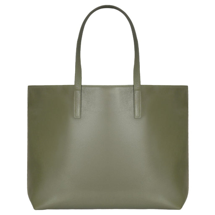 Champs Onyx Collection Leather Business Tote, 22 L