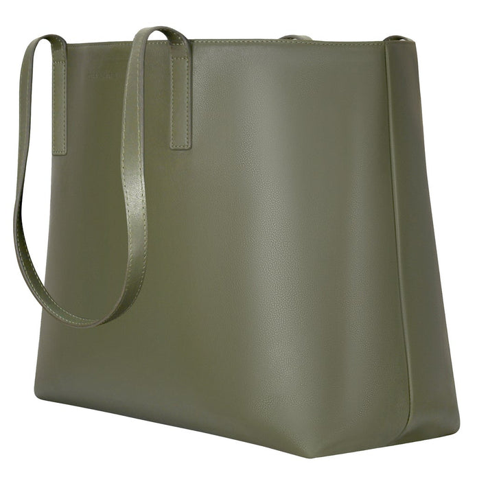 Champs Onyx Collection Leather Business Tote, 22 L