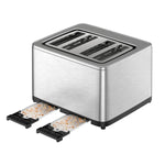 T-fal 4 Slice Digital Toaster, Stainless Steel