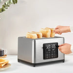 T-fal 4 Slice Digital Toaster, Stainless Steel