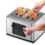 T-fal 4 Slice Digital Toaster, Stainless Steel