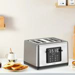 T-fal 4 Slice Digital Toaster, Stainless Steel