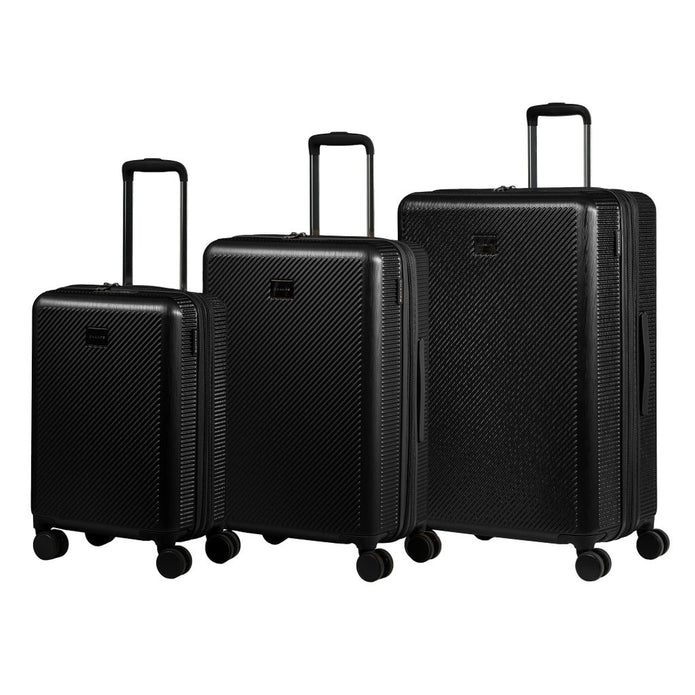 Champs - Iconic II 3-piece Hardside Luggage Set - Black