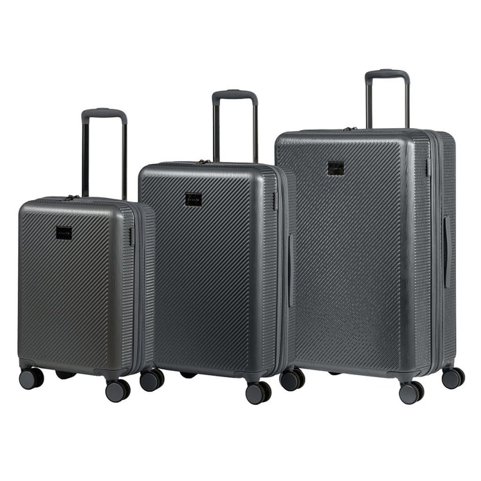 Champs - Iconic II 3-piece Hardside Luggage Set - Silver