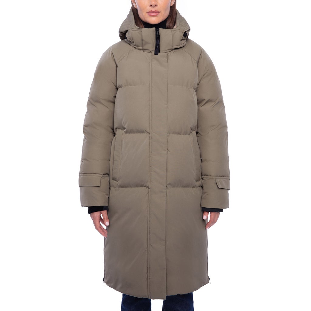 Borealis Arctic Expedition Women’s PrimaLoft Rise Winter Parka - Taupe