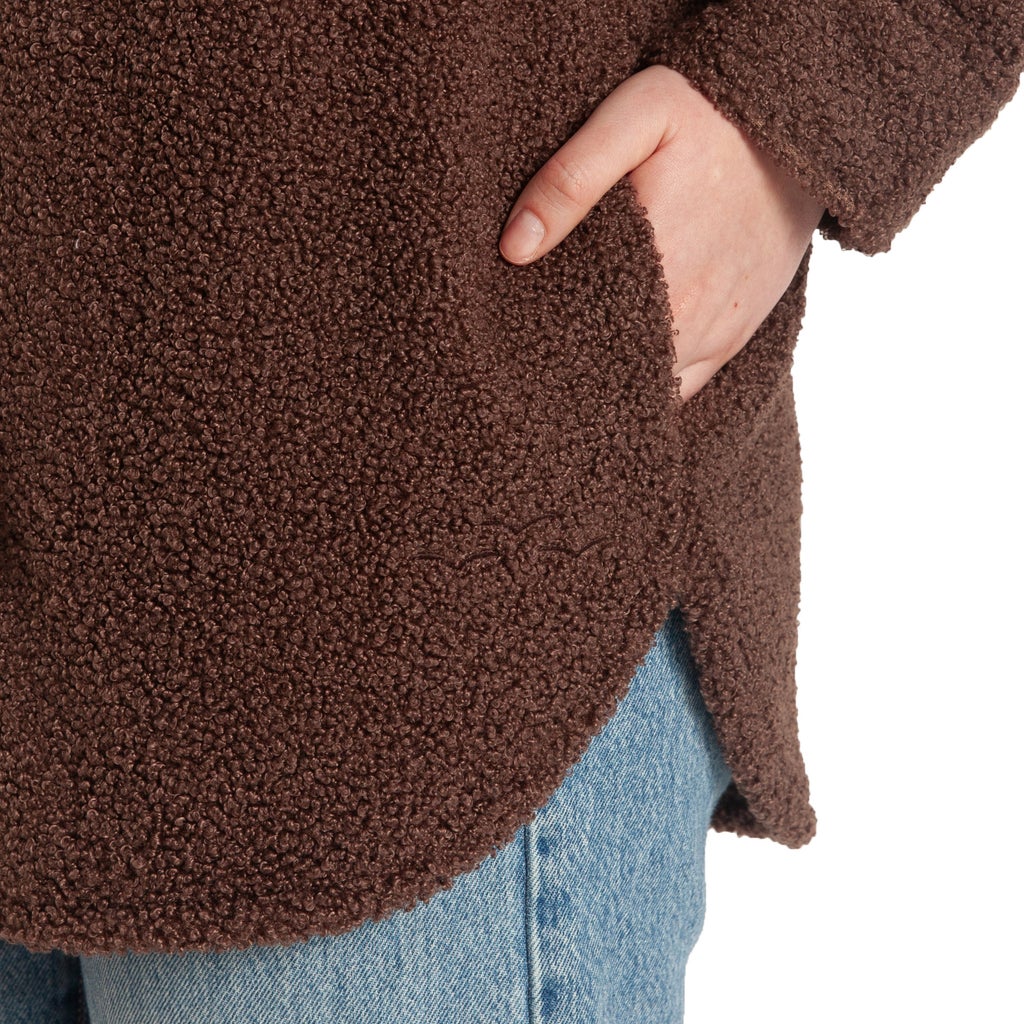 Lazypants Women's Teddy Sherpa Shacket