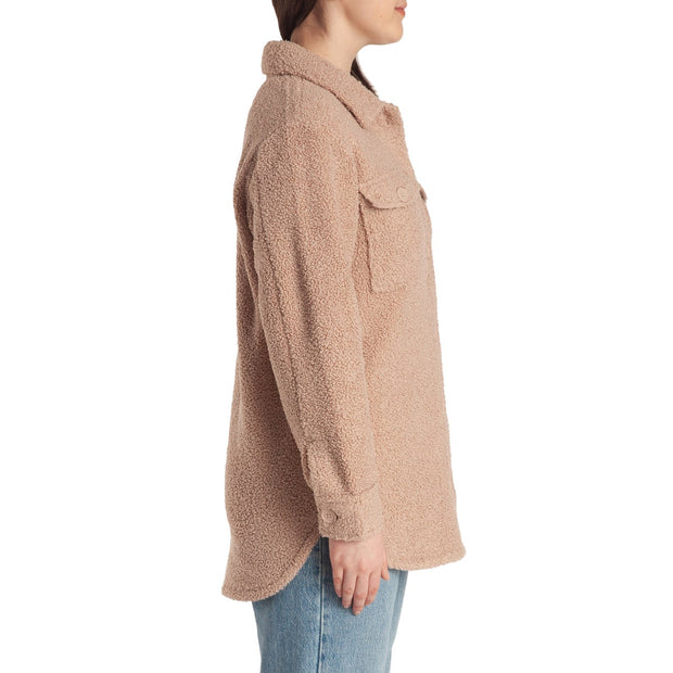 Lazypants Women's Teddy Sherpa Shacket