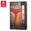 Buffalo Women's Cotton Hipster Briefs, 5-pack - Pink