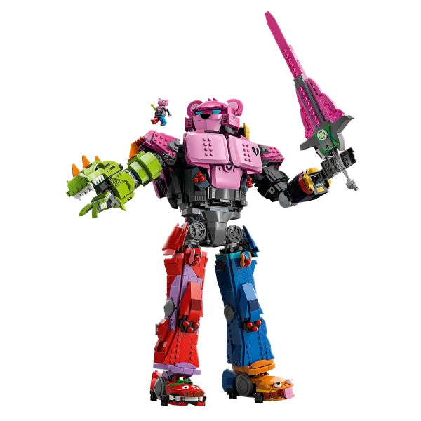 LEGO Fortnite Mecha Team Leader 77078 with Bonus LEGO Fortnite Supply Llama 77071