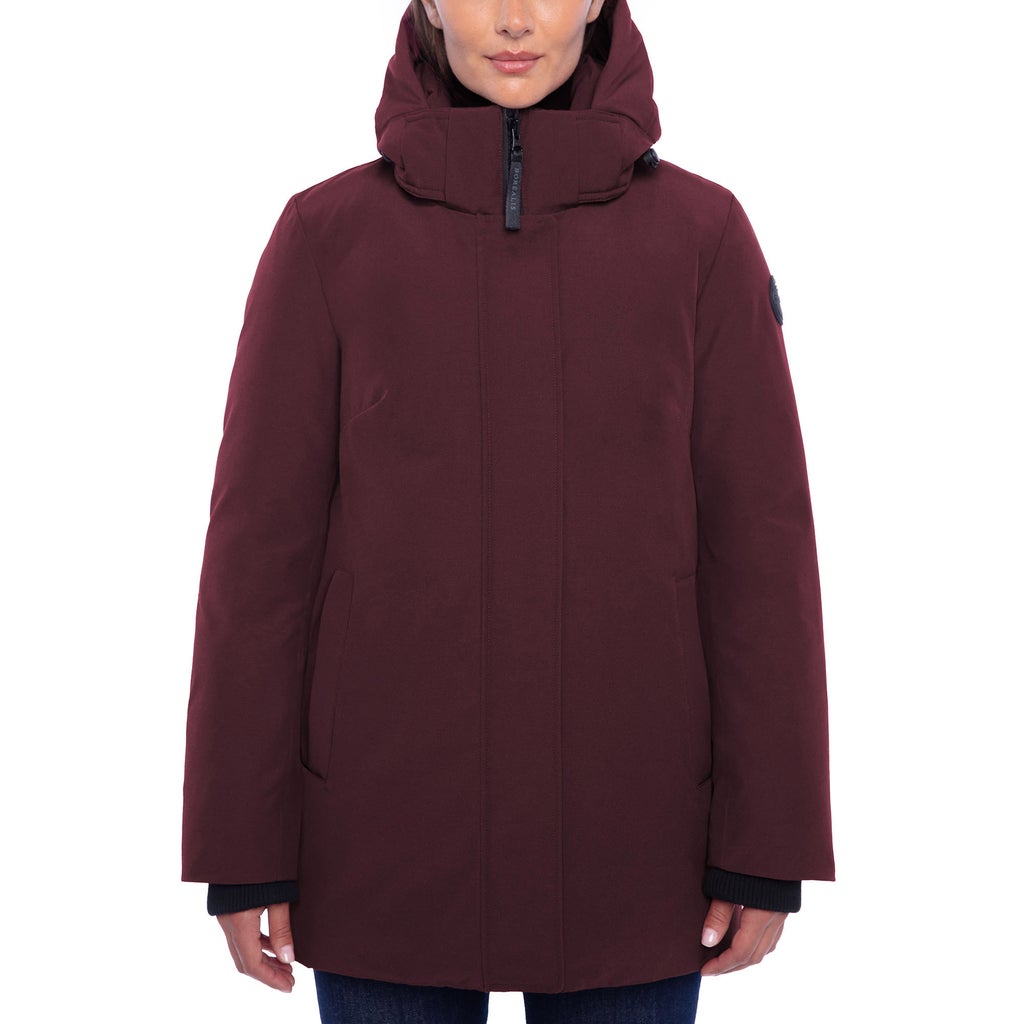 Borealis Arctic Expedition Women’s PrimaLoft Gold Winter Parka - Dark Red