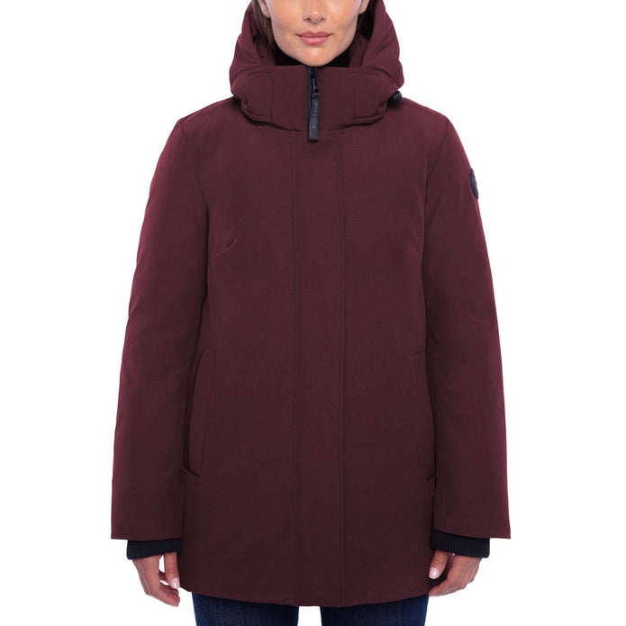 Borealis Arctic Expedition Women’s PrimaLoft Gold Winter Parka - Dark Red