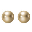 11 – 11.5 mm Golden Cultured South Sea Pearl Earrings