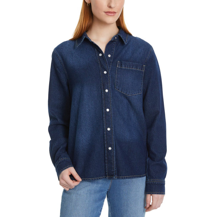 Lucky Brand Women's Denim Shirt - Blue