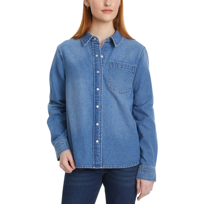 Lucky Brand Women's Denim Shirt - Light Blue