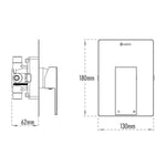 Akuaplus Single Handle Tub and Shower Faucet