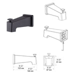 Akuaplus Single Handle Tub and Shower Faucet