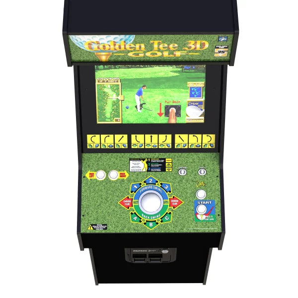Arcade1Up Golden Tee 3D 35th Anniversary Deluxe Arcade Machine