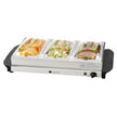 Culinary Chef Stainless Steel Triple Buffet Server and Food Warmer