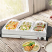 Culinary Chef Stainless Steel Triple Buffet Server and Food Warmer