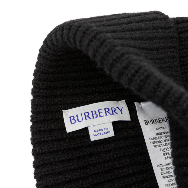 Burberry Ribbed Cashmere Beanie