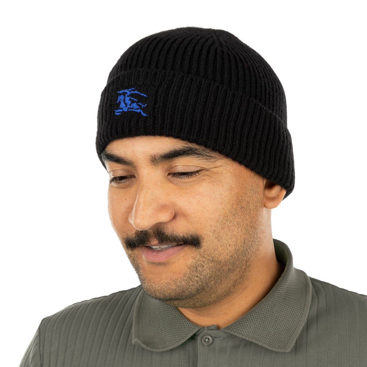 Burberry Ribbed Cashmere Beanie