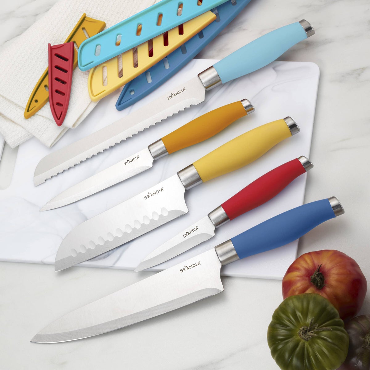 Skandia Sekai Knife Set with Sheaths, 5-piece