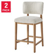 Aiden & Ivy Tate Fabric Counter Stools, 2-pack
