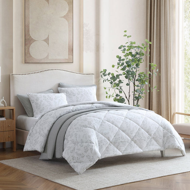 Jennifer Adams Reversible Comforter Set, 6-piece