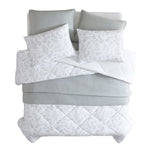 Jennifer Adams Reversible Comforter Set, 6-piece